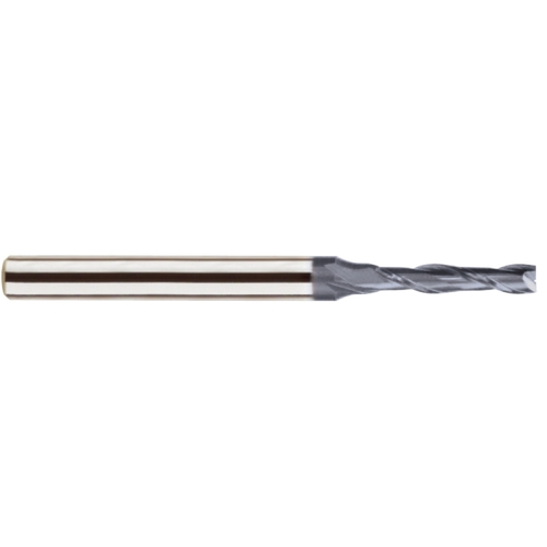 ‎Square End End Mill; 5/16″ Dia. × 1″ LOC × 5/16″ Shank Dia. × 3-1/8″ OAL ; 2 FL ; Carbide ; AlCrN ; Series GMF24